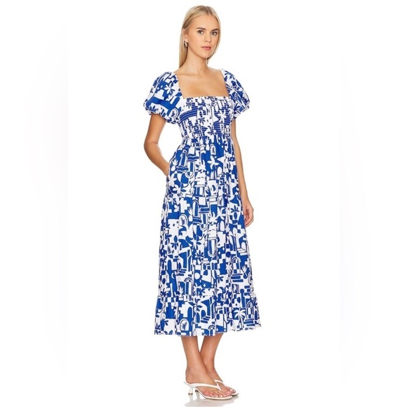 NWT Show Me Your MuMu - Afternoon Tea Dress in Santorini Escape - Size Small - Picture 3 of 6